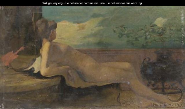 Reclining Nude - Thomas Wilmer Dewing