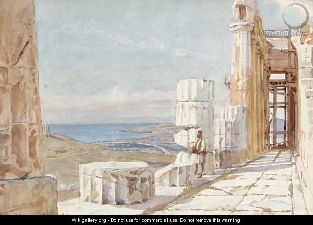 Overlooking the bay from the Parthenon, Athens - Tristram Ellis