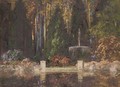 The Garden of the fountain - Thomas E. Mostyn