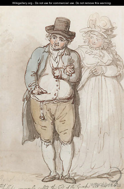 Phillips commonly called the God of the Greeks and his Rib - Thomas Rowlandson