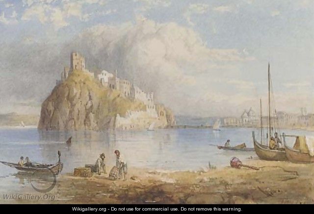 The Rhein at Ehrenbrightstein and Castel Aragonese, Ischia - Thomas Pyne
