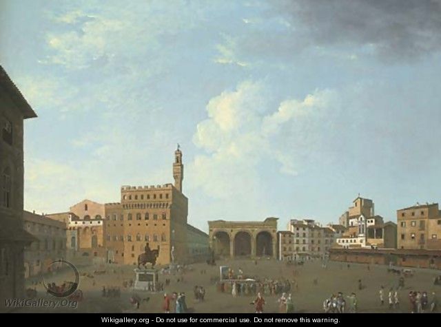 View of the Piazza della Signoria, Florence 2 - Thomas Patch