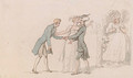 Dr. Syntax and a young couple - Thomas Rowlandson