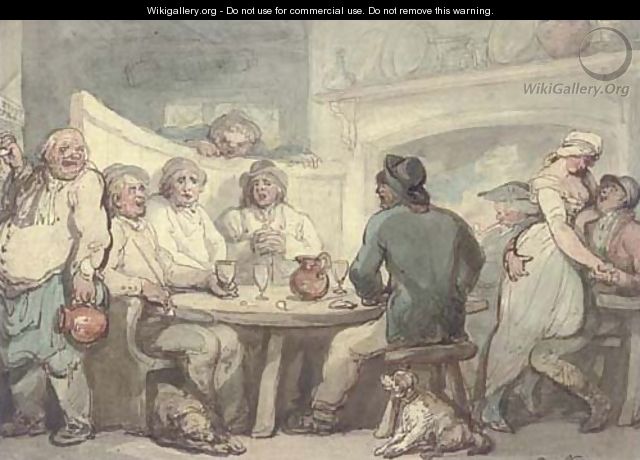 A tavern scene - Thomas Rowlandson