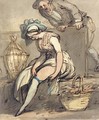 The Fairing or trying on the New Garters - Thomas Rowlandson