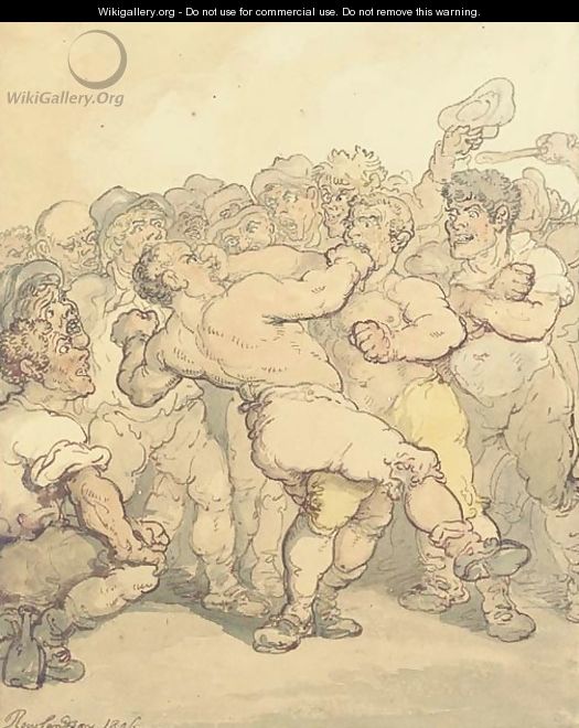 Prize fighters - Thomas Rowlandson