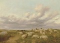 Sheep in Canterbury Meadows - Thomas Sidney Cooper