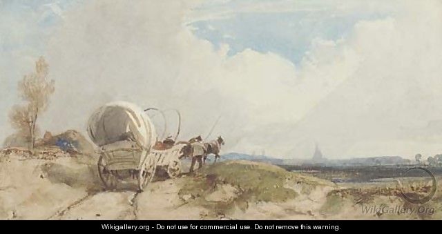 Landscape with a wagon - Thomas Shotter Boys