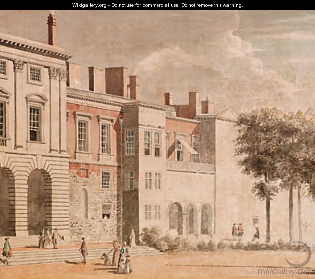 The garden front of Old Somerset House, London - Thomas Sandby