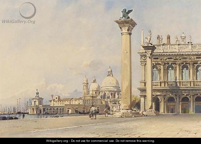 San Giorgio Maggiore from the Piazza San Marco, Italy - Thomas Hartley Cromek