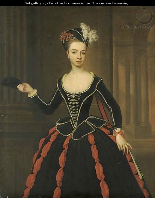 Portrait of the Hon. Mrs William Townshend - Thomas Gibson