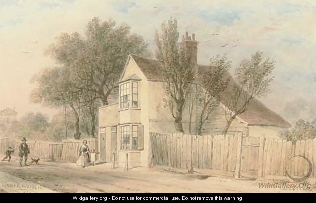Roseland Cottage, Cromwell Lane, South Kensington - Thomas Hosmer Shepherd