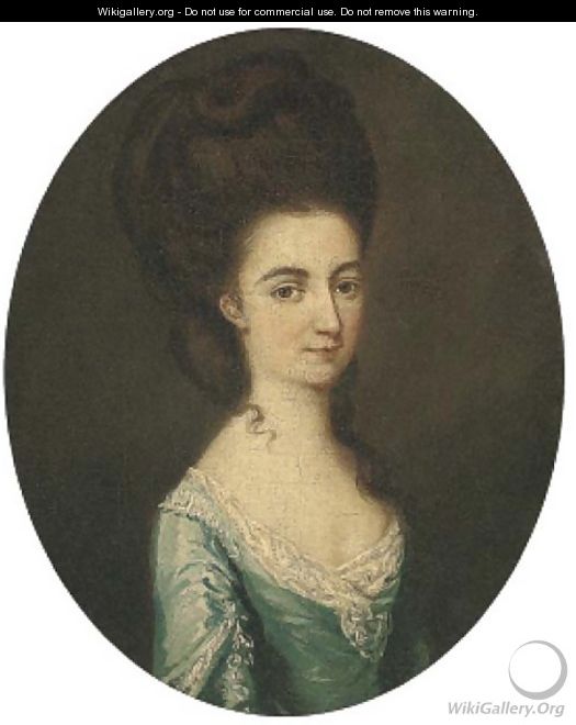 Portrait of Jane Lambert (1762-1791), nee Le Grand - Thomas Hickey