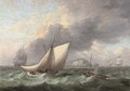 Shipping in a squall off the Needles - Thomas Luny