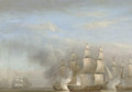 H.M.S. Arethusa in company with the frigates - Thomas Luny