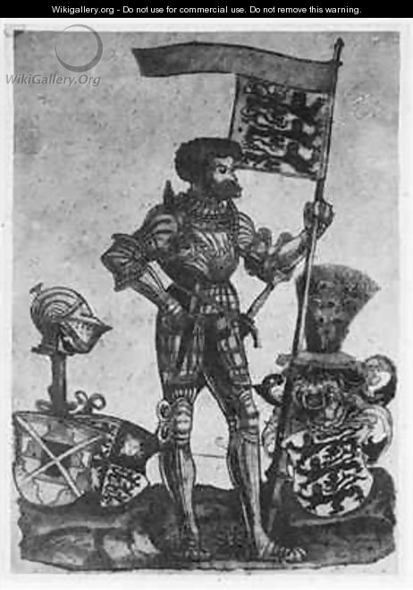 George III. Truchsess (Steward) of Waldburg Zeil, as captain of the Swabian League - Hans, the elder Burgkmair