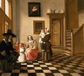 A Family in an Interior - Hendrik van der Burgh