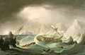 Shipwreck off a Rocky Coast - Thomas Buttersworth