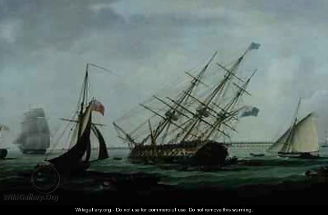 The Sinking of the Royal George - Thomas Buttersworth
