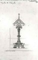 Design for a Lectern, St Augustine's, South Kensington - William Butterfield