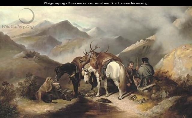 Stalking on the Highlands - William Morris