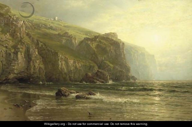 Sunset Along the Coast of Cornwall - William Trost Richards