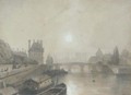 Views of Paris from the Seine - William Wyld