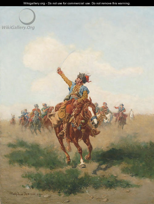 Cossacks on horseback - Wladyslaw Szerner