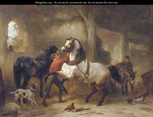 In the stable - Wouterus Verschuur