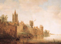 A view of Delft from the river Schie, with the Oude Kerk - Wouter Knijff
