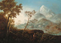 A view of the lower lake Killarney with the Eagle's Nest beyond - William II Sadler