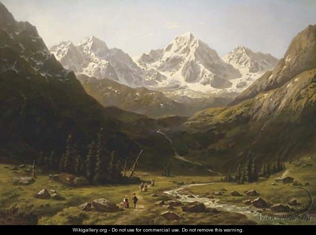 Alpine Scene - William Stanley Haseltine