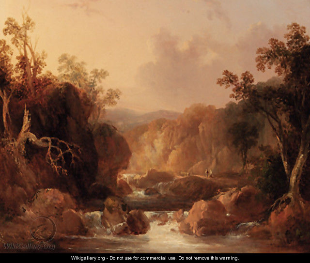 The River Dargle, Wicklow, Ireland - William Joseph Shayer