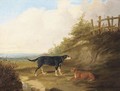 Dogs in an extensive landscape - William Tasker