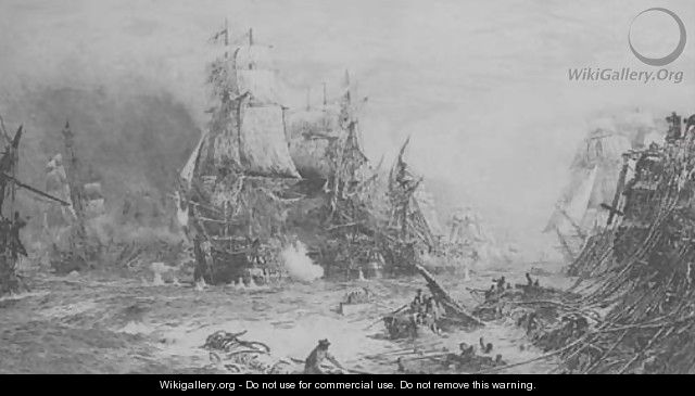 Trafalgar, 21 October 1805 - William Lionel Wyllie