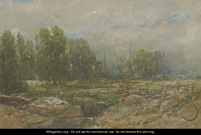 Landscape with Brook 2 - William Louis Sonntag