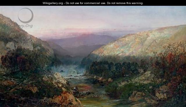 A Mountain Stream in Western Pennsylvania - William Louis Sonntag