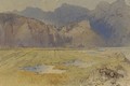 Duck shooting in a moutainous landscape - William Oxendon Hammond