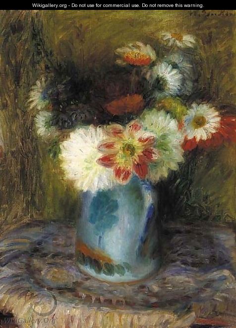 Flowers in a Jug - William Glackens