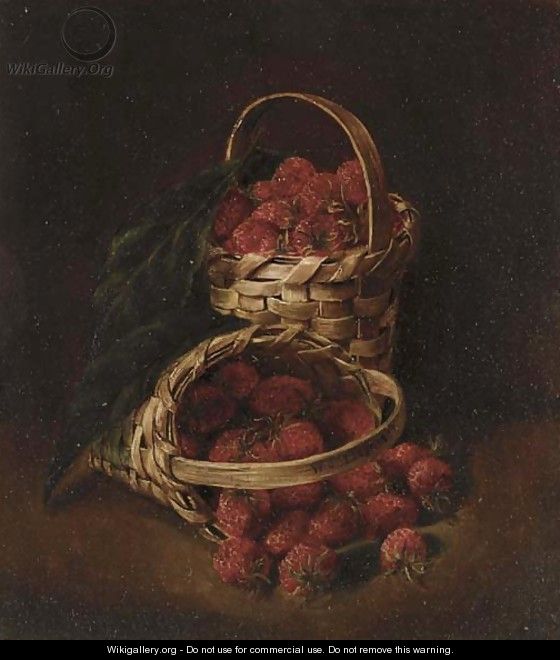 Basket of Strawberries - William Jacob Hays