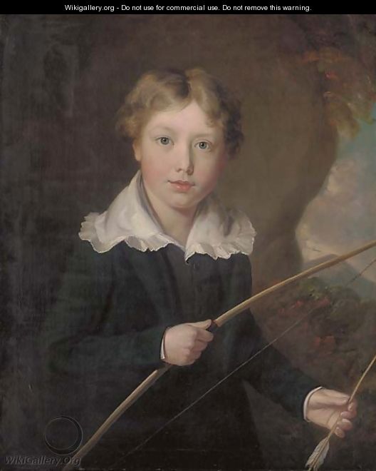 Portrait of a young boy - William J. Pringle