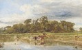Cattle watering - William Joseph Caesar Julius Bond
