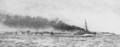 A flotilla of destroyers under attack, possible at Jutland - William Lionel Wyllie