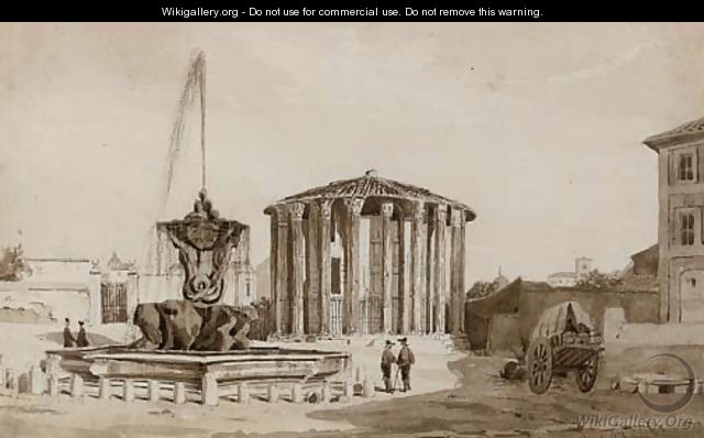 View of the Temple of Vesta, Tivoli - William Leighton Leitch