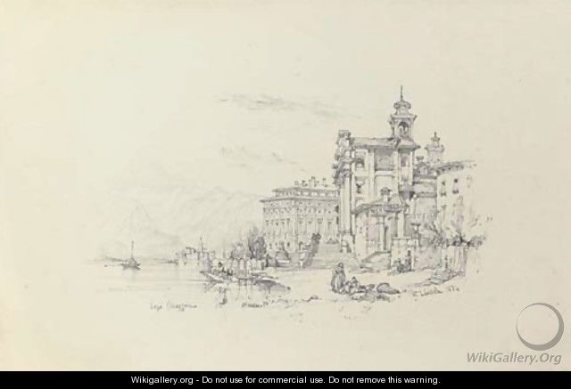 Lago Maggiore (illustrated) - William Leighton Leitch