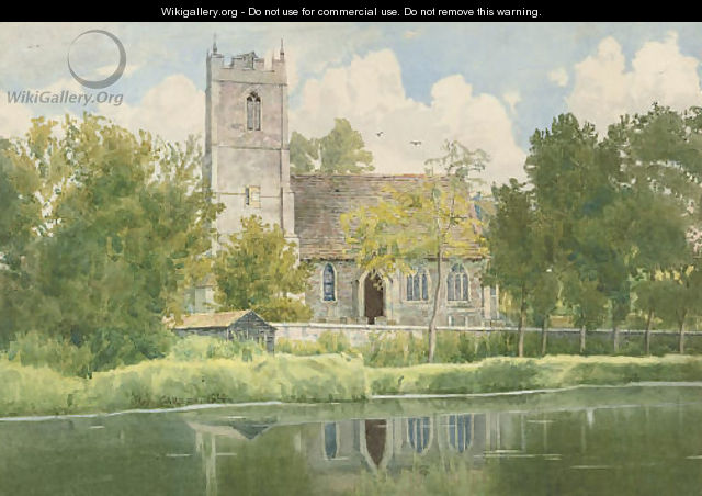 Hartford parish church on the banks of the Ouse - William Fraser Garden