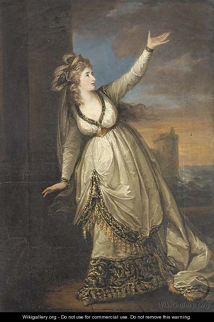 Portrait of Mrs Siddons in the character of Euphrasia in the Grecian Daughter - William Hamilton