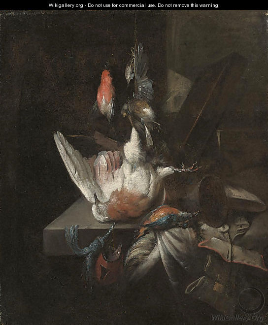 Still life of a dead partridge and other birds - William Gowe Ferguson