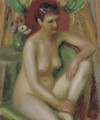 Nude with Jade Pendant - William Glackens