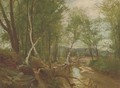 Birch Trees Along a Tributary - William M. Hart